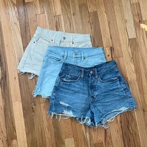 Old Navy High Waisted Denim Shorts Bundle